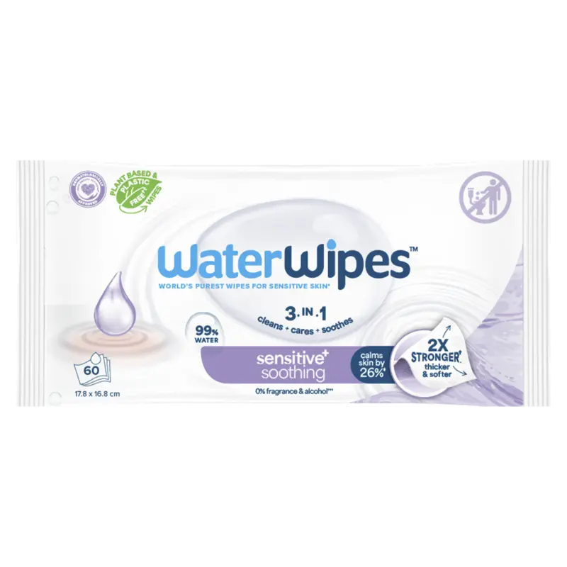 WaterWipes Soothing clean doekjes