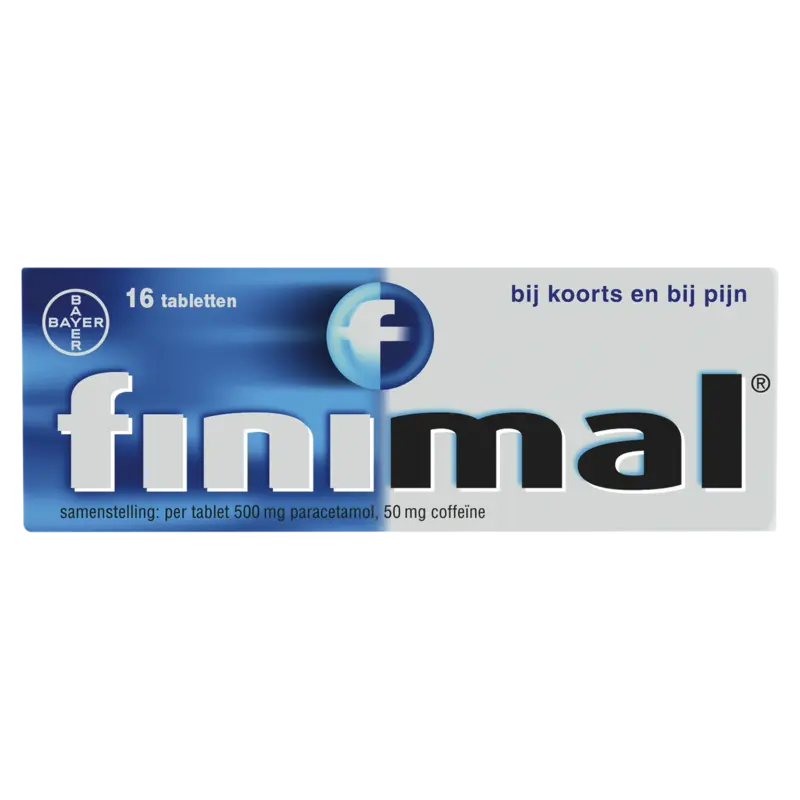 Finimal Bij koorts en bij pijn tabletten