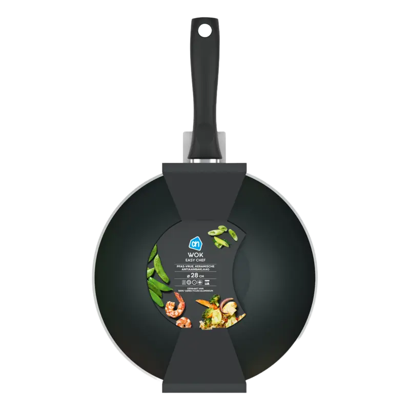 Wok easy chef 28cm