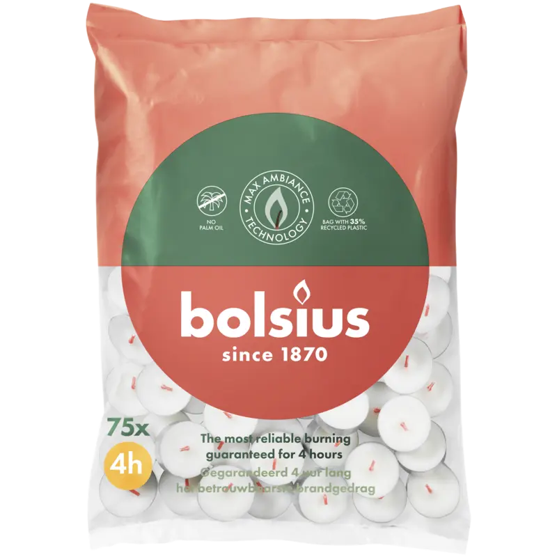 Bolsius Theelicht 4 uurs