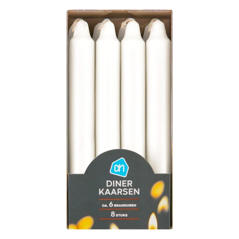 Dinerkaars 18cm wit