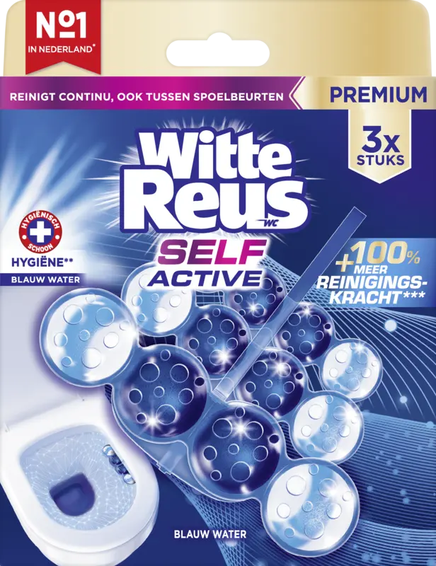 Witte Reus Toiletblok blauw actief hygiene