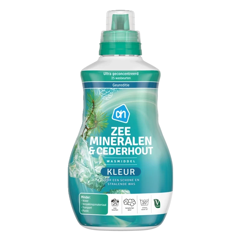 Wasmiddel kleur zeemineralen & cederhout