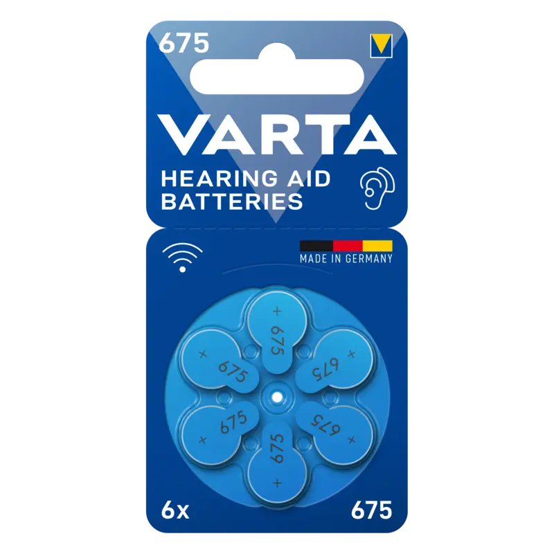 Varta Hearing aid batteries 675