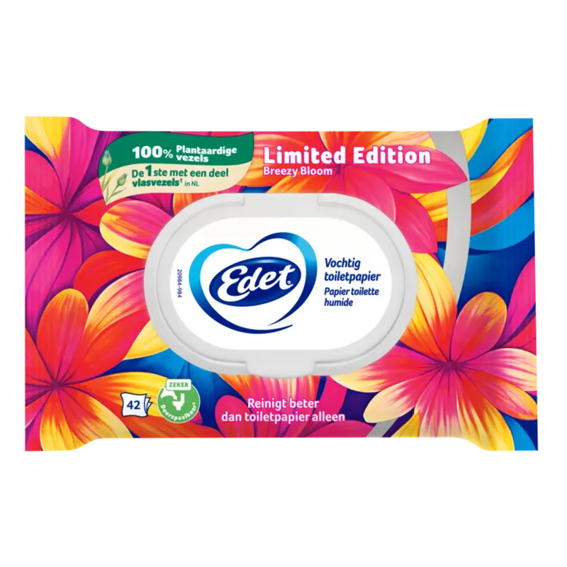 Edet Vochtig toiletpapier limited edition