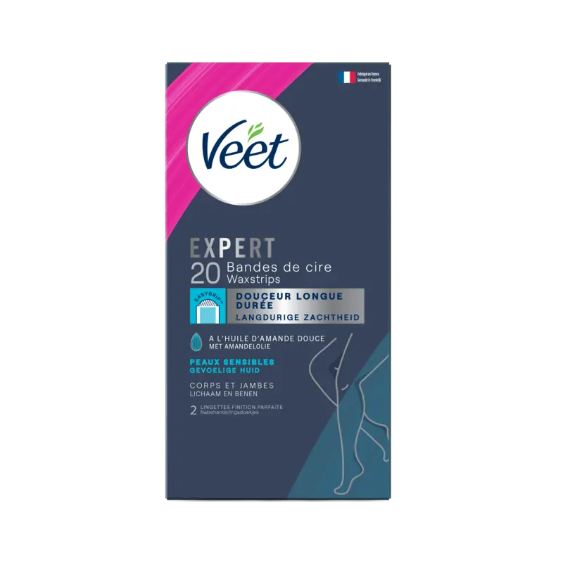 Veet Expert waxstrips benen sens