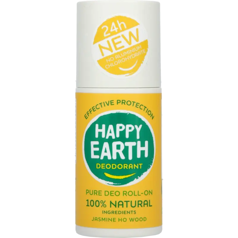 Happy Earth Deo roller jasmine ho wood