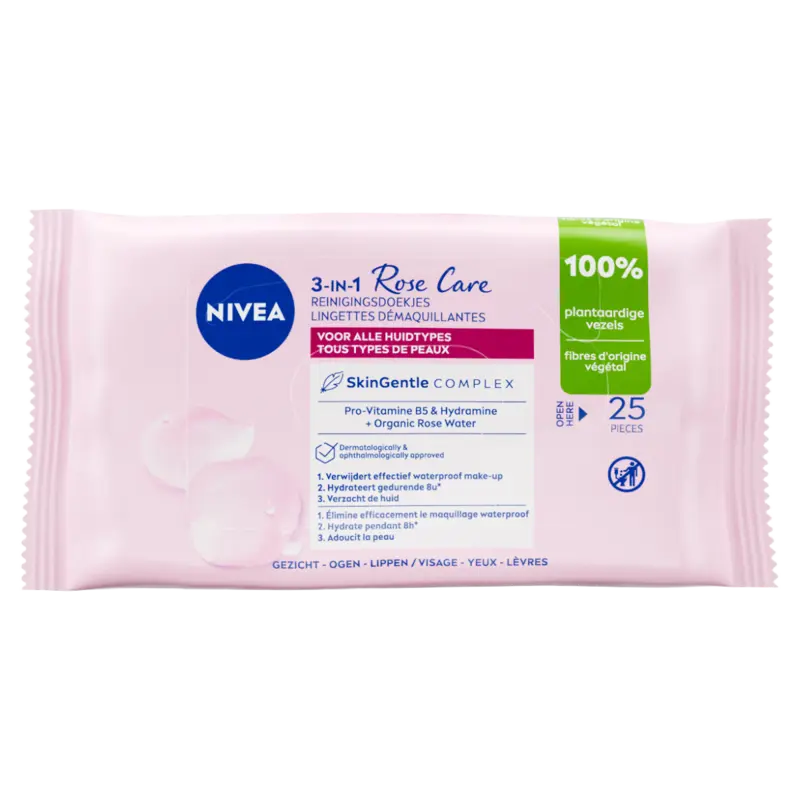 NIVEA Miccelair rose water reinigingsdoekjes