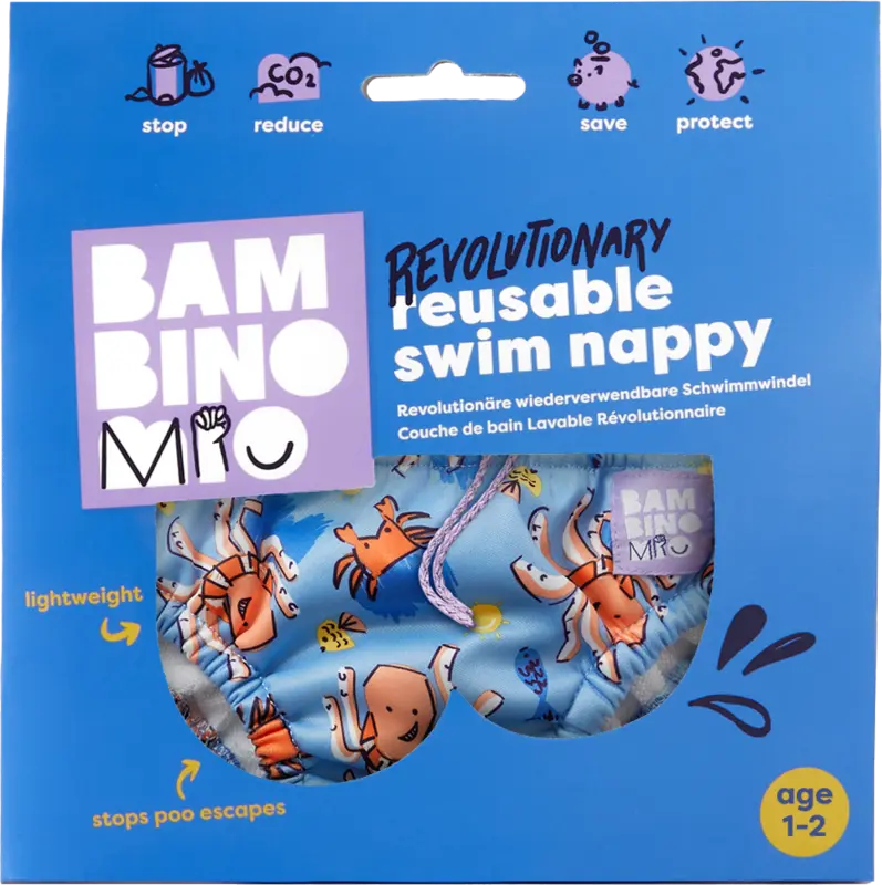Bambino Mio Wasbare zwemluier 1-2 jaar