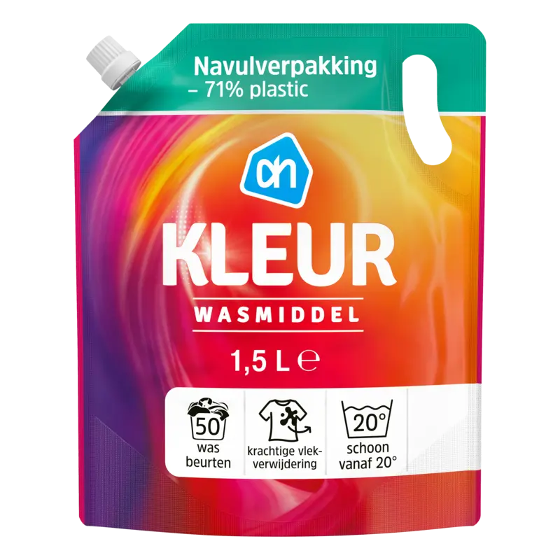 Wasmiddel kleur navulling