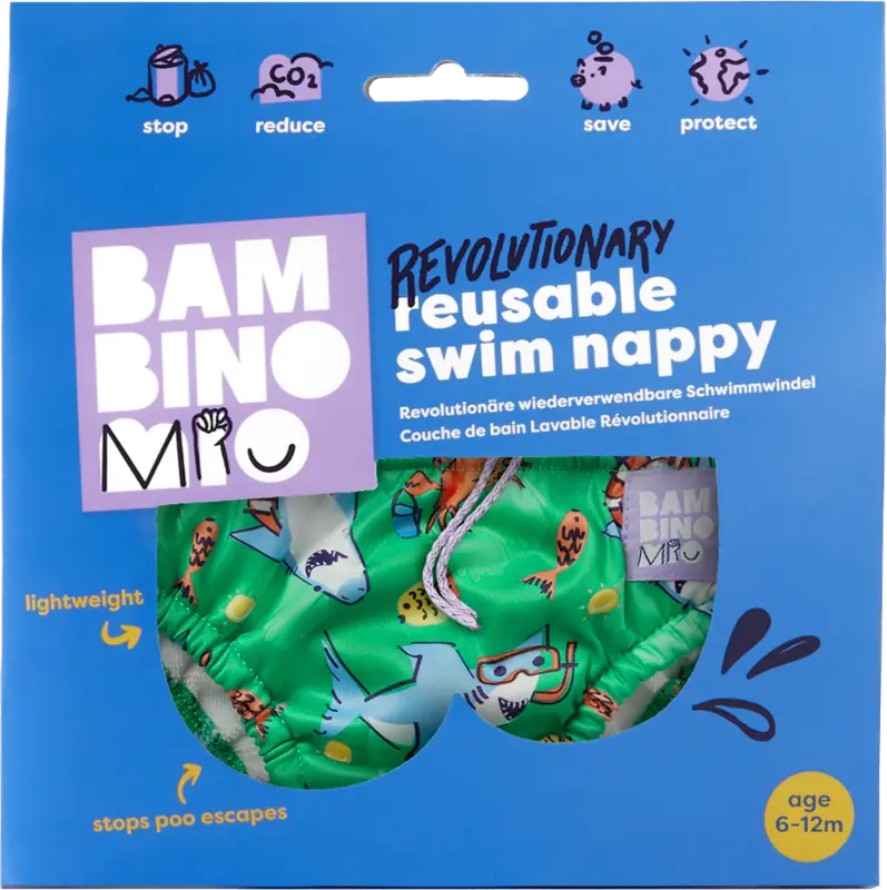 Bambino Mio Wasbare zwemluier 6-12 maanden