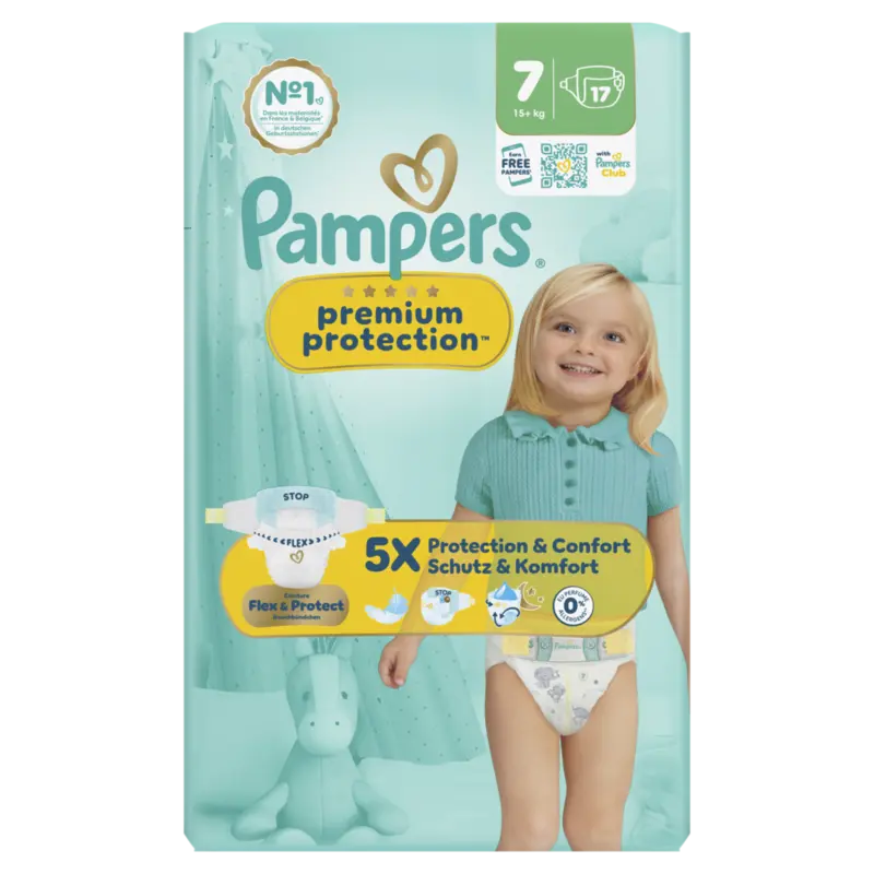 Pampers Premium protection luiers maat 7