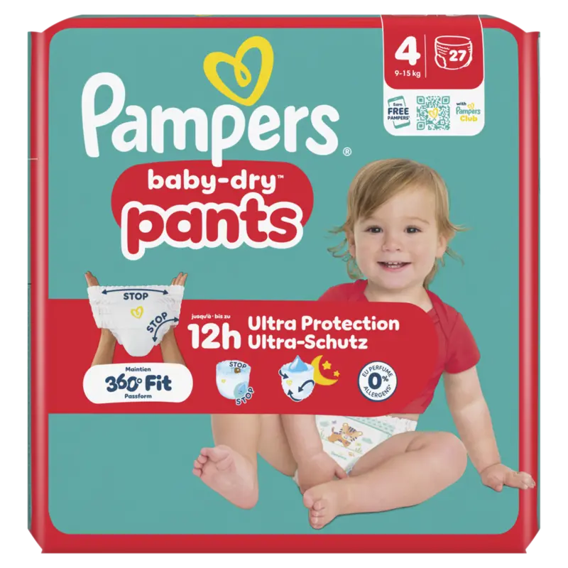 Pampers Baby-dry pants maat 4