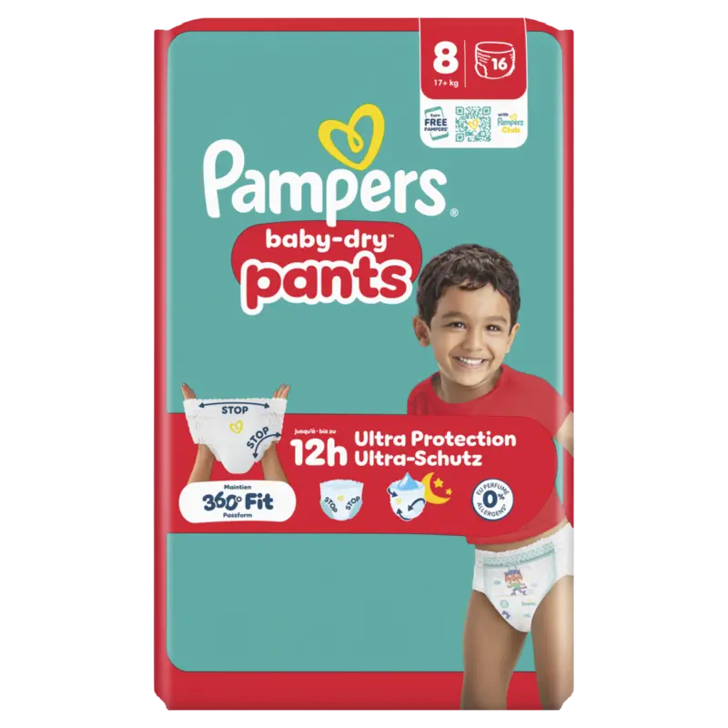 Pampers Baby-dry pants maat 8