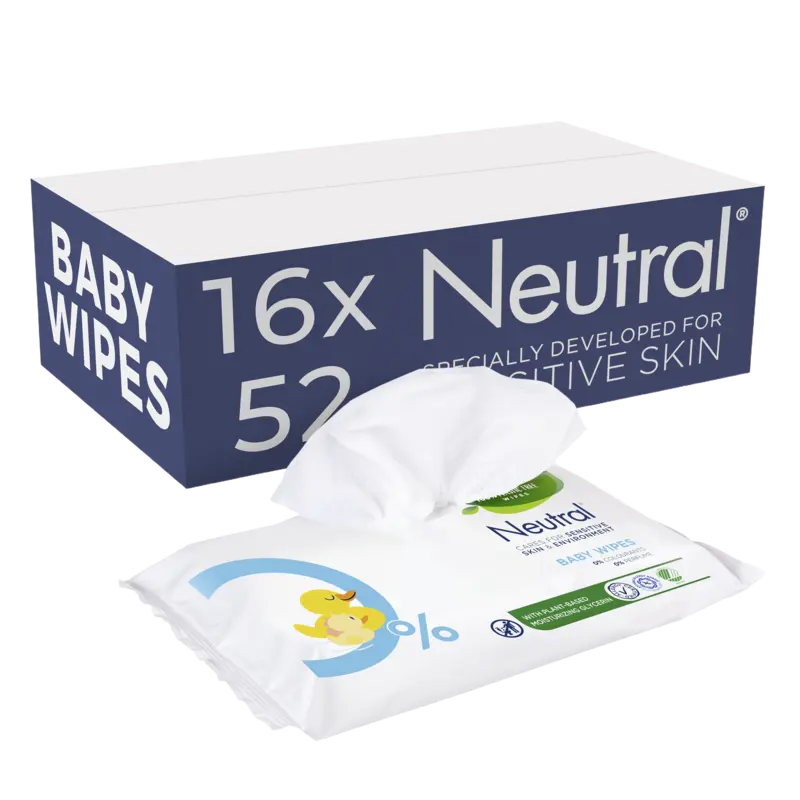 Neutral Baby wipes 0% parfume 16-pack