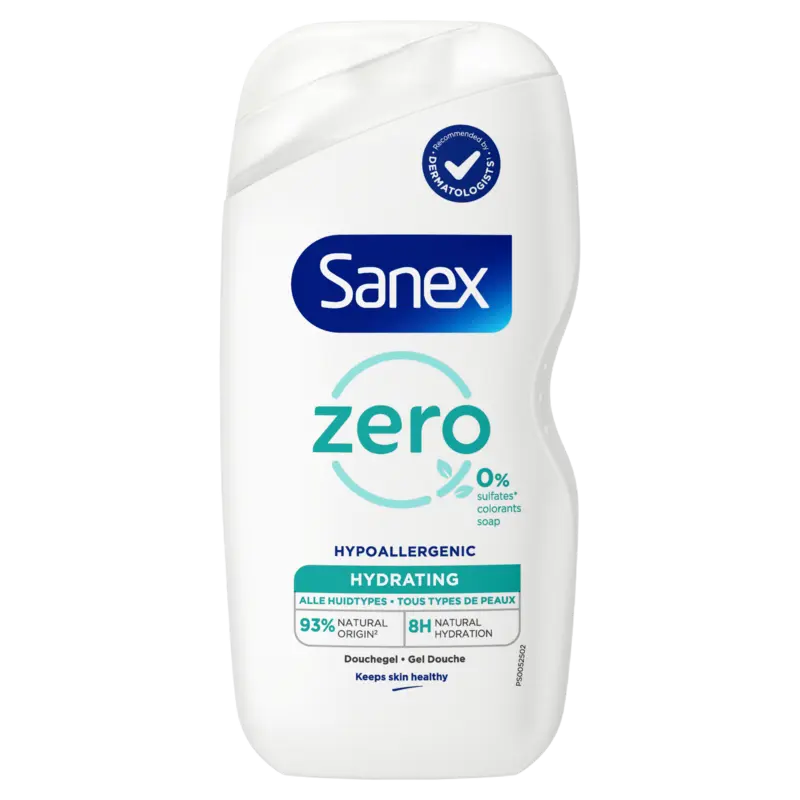 Sanex Zero% hydrating douchegel alle huidtypes