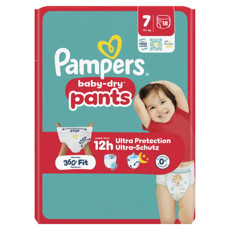Pampers Baby-dry pants maat 7