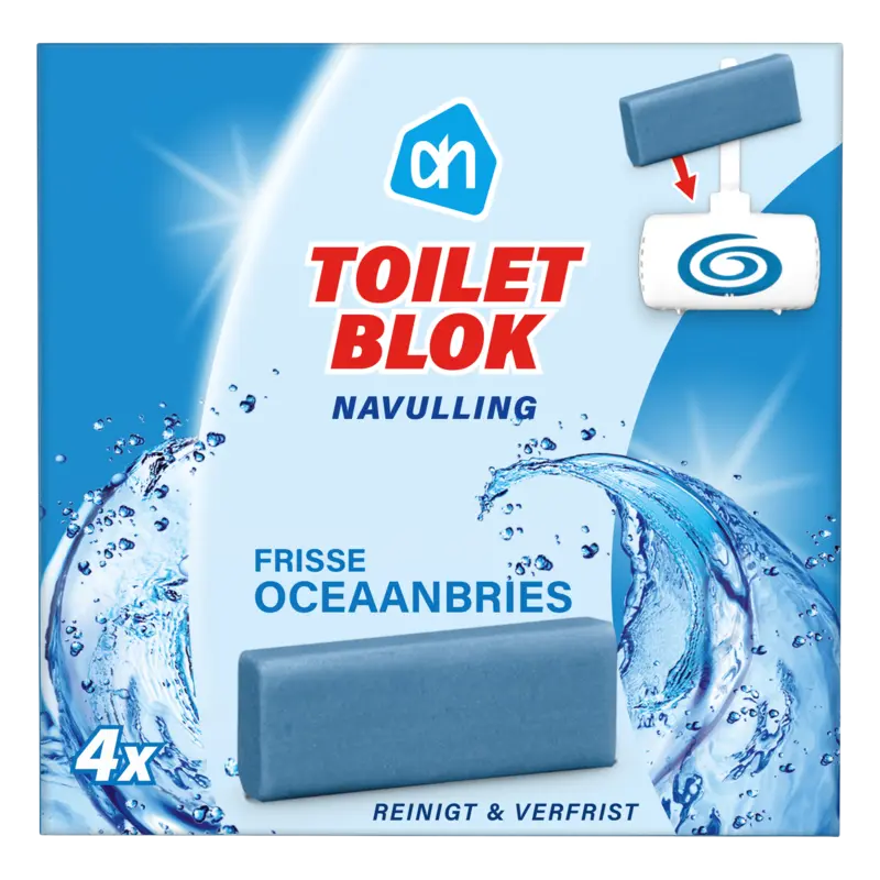 Toiletblok frisse oceaanbries navulling