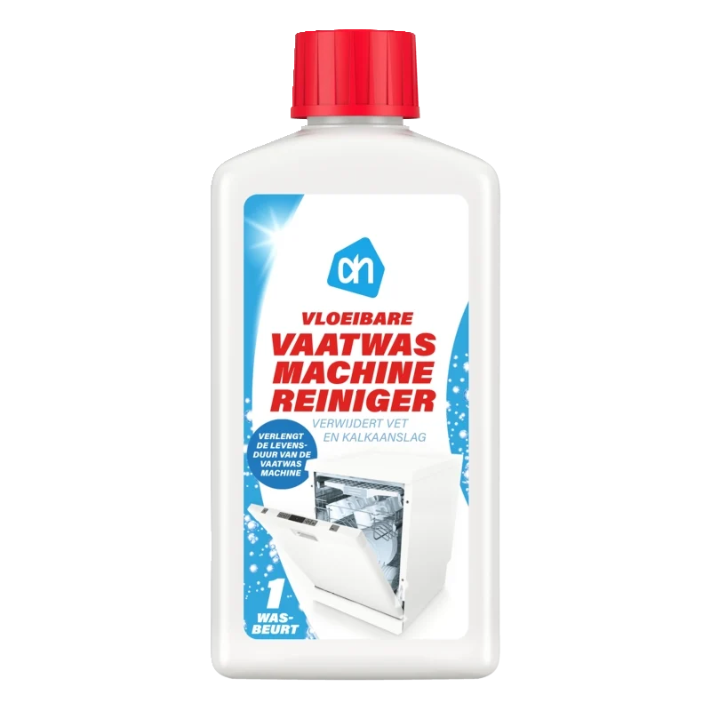 Vloeibare vaatwas machinereiniger