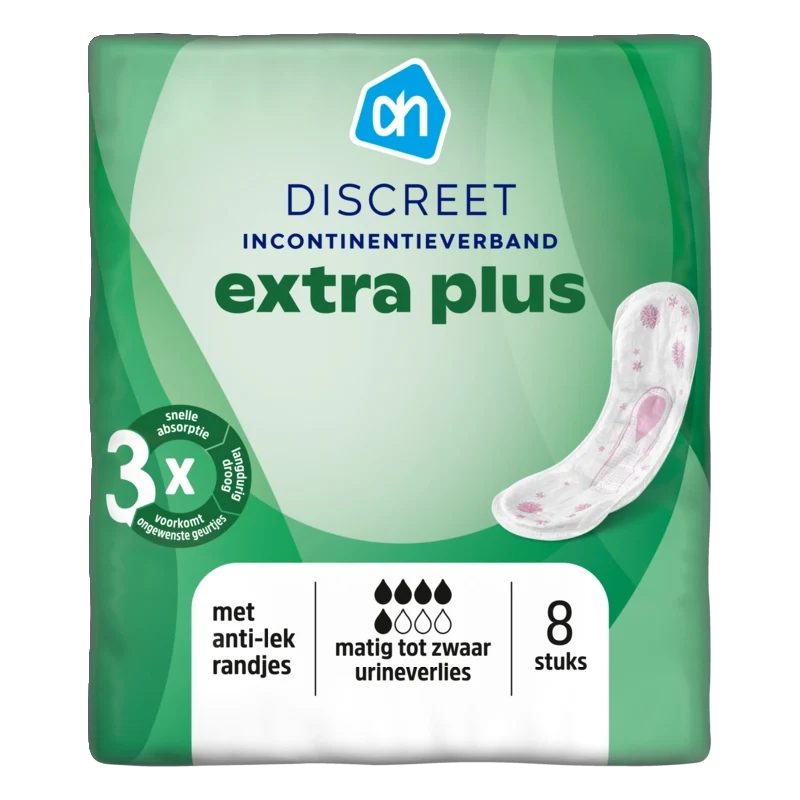 Incontinentie extra plus verband