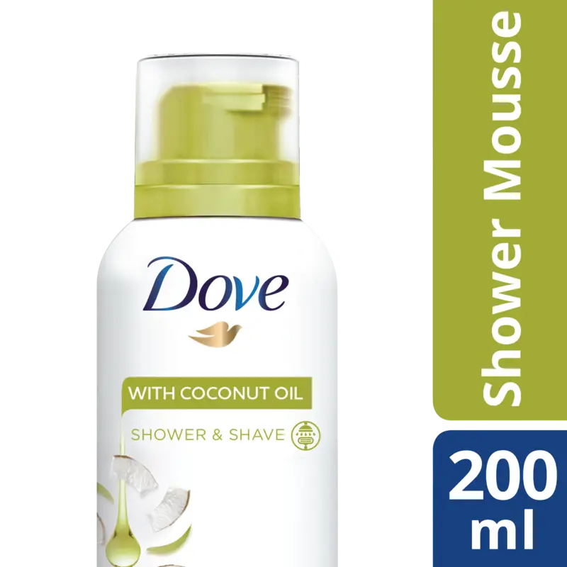Dove Coconut oil shower mousse