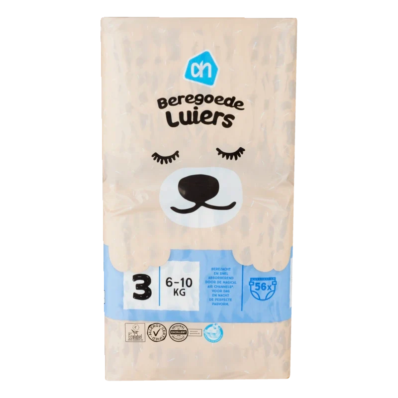 Beregoede luiers midi maat 3