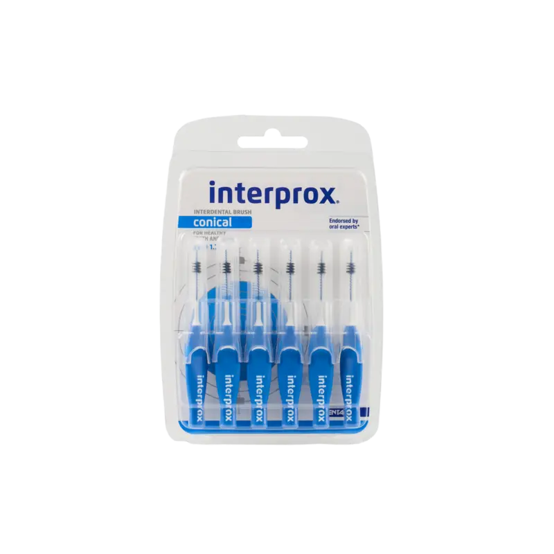 Interprox Premium Interdentale rager conical blauw
