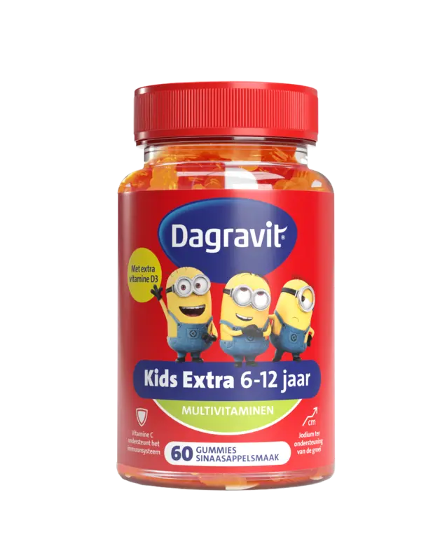 Dagravit Kids xtra multivitaminen 6-12 jaar