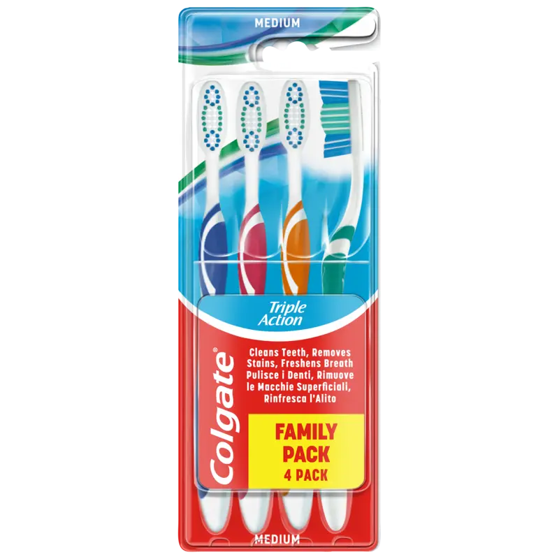 Colgate Triple action medium tandenborstels