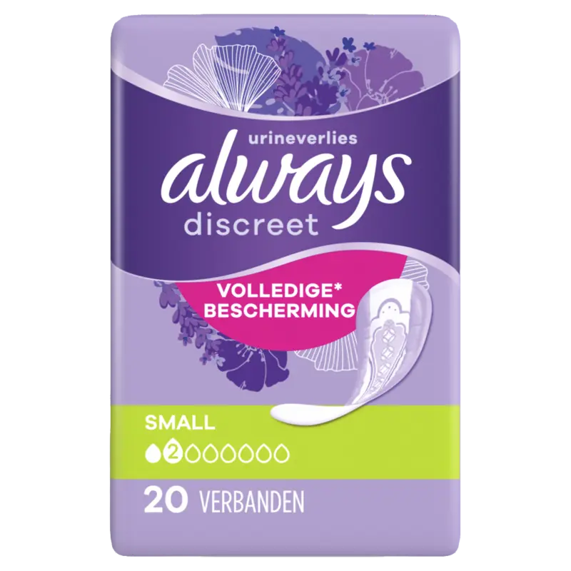 Always Discreet verband voor urineverlies