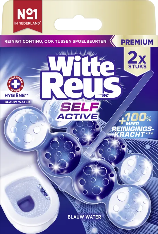 Witte Reus Toiletblok blauw actief hygiene