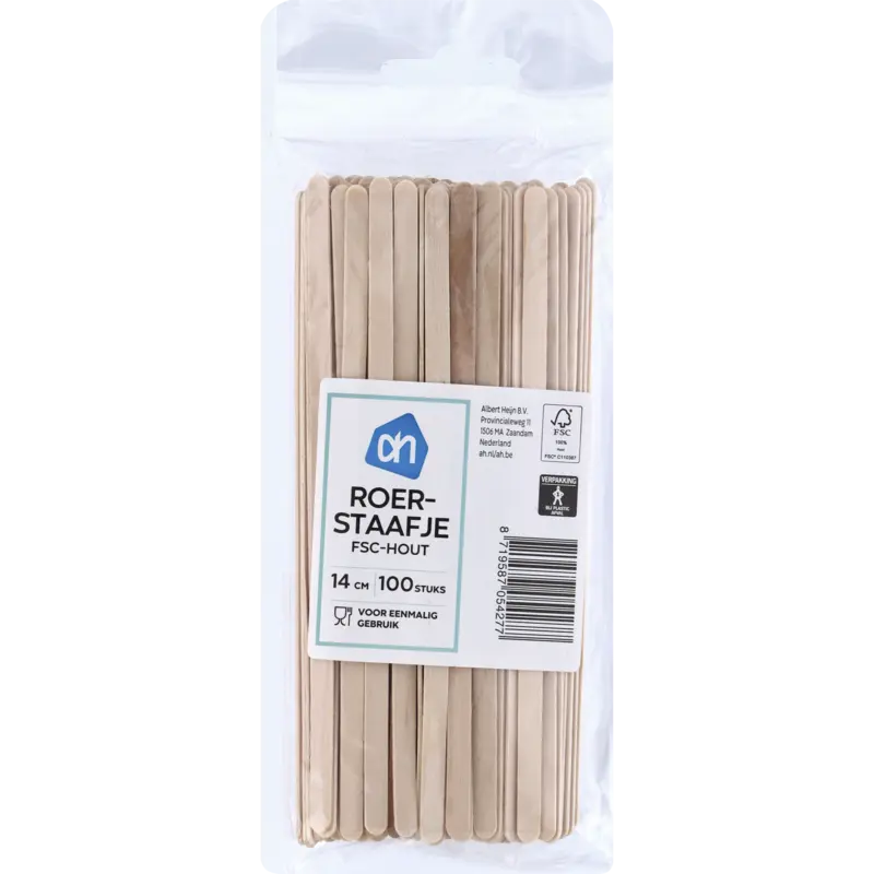 Houten roerstaafjes