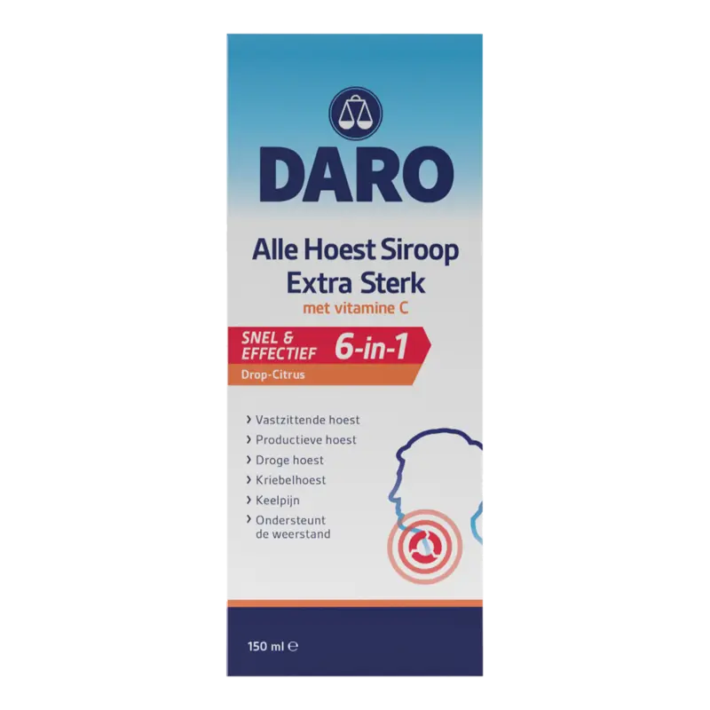 Daro Alle hoest siroop met vitamine c