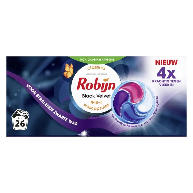 Robijn Wascapsules black velvet