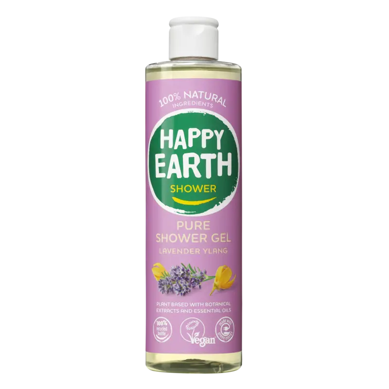 Happy Earth Pure shower gel lavender ylang