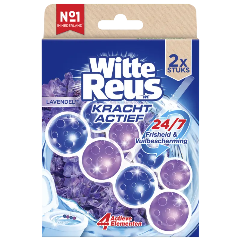 Witte Reus Toiletblok kracht actief lavendel