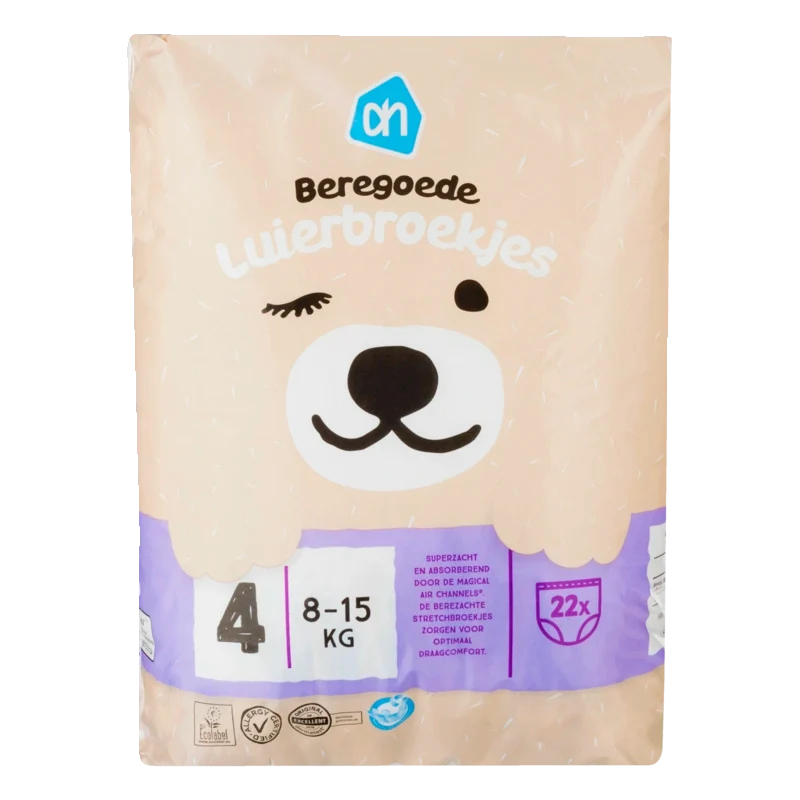 Beregoede luierbroekjes maat 4