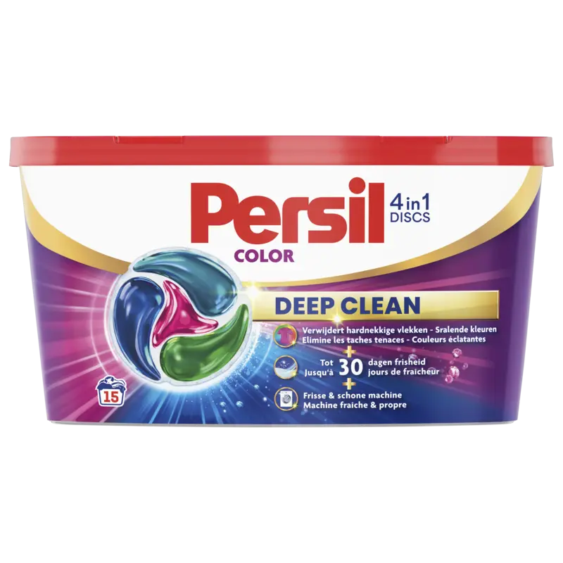 Persil Deep clean 4 in 1 discs capsules kleur