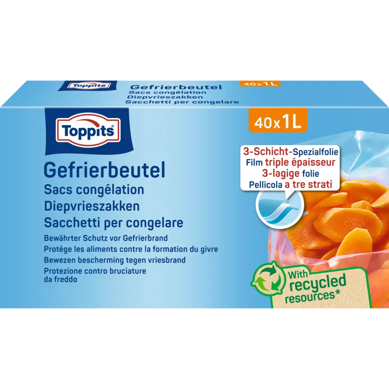 Toppits Diepvrieszakken