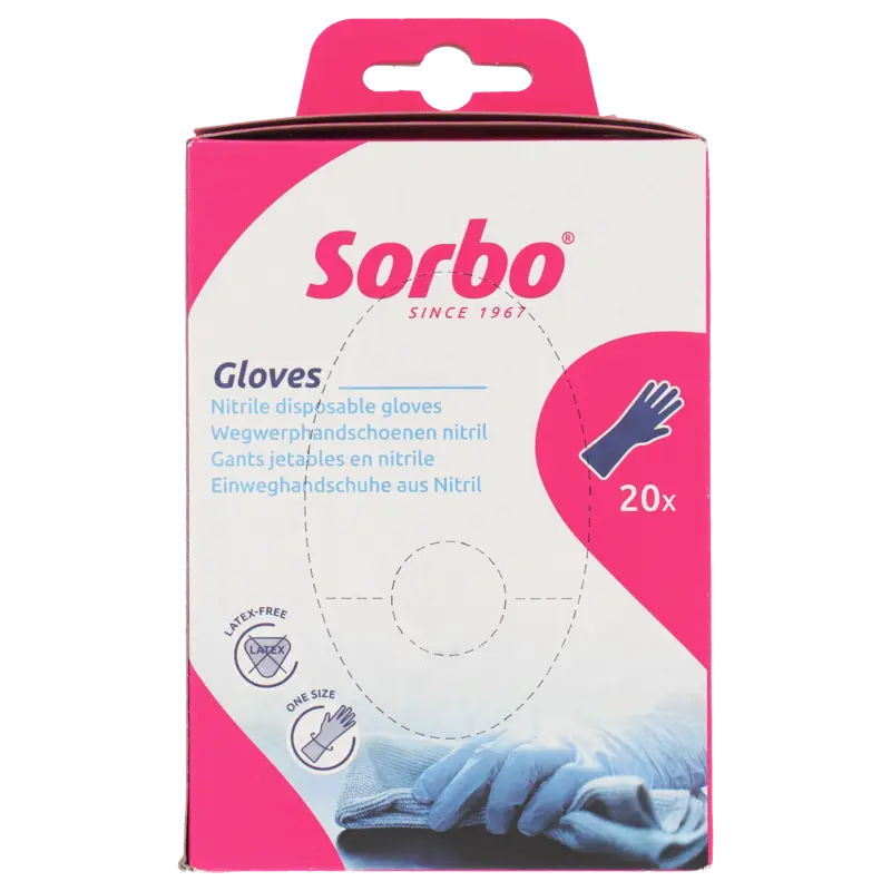 Sorbo Wegwerphandschoen nitril