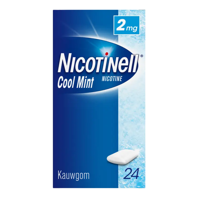 Nicotinell Gums cool mint 2mg kauwgom