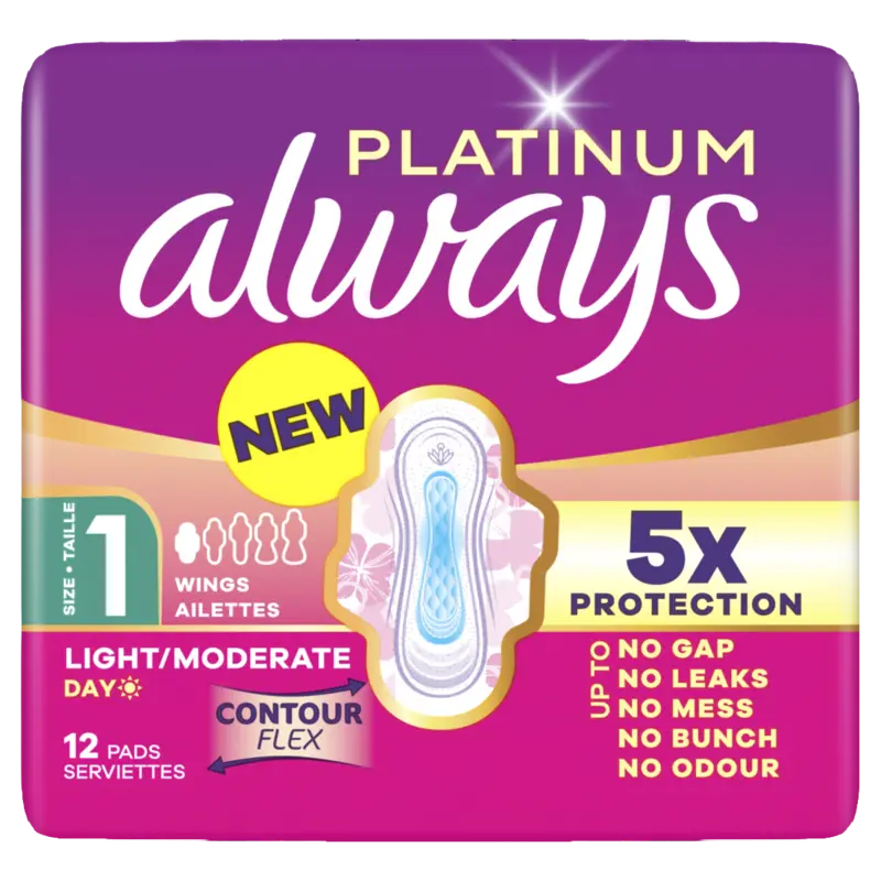 Always Platinum ultra normal maandverband