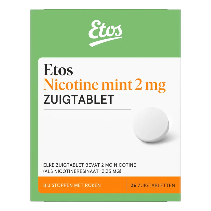 Etos Nicotine zuigtabletten mint 2 mg
