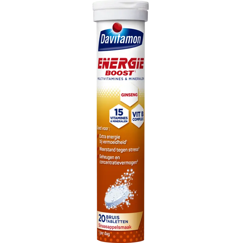 Davitamon Energie boost ginseng bruistabletten
