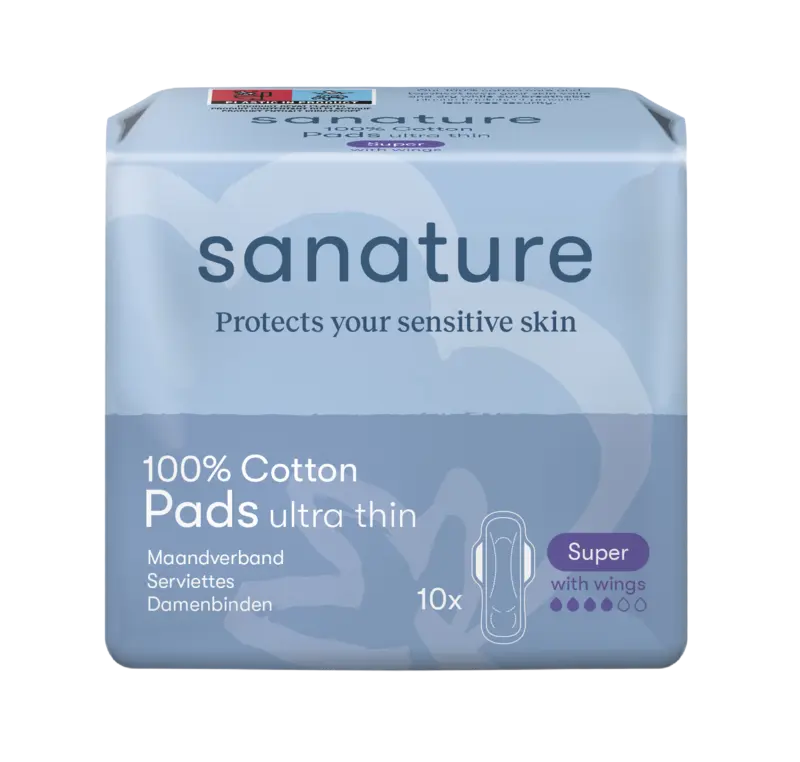 Sanature Katoenen maandverband super