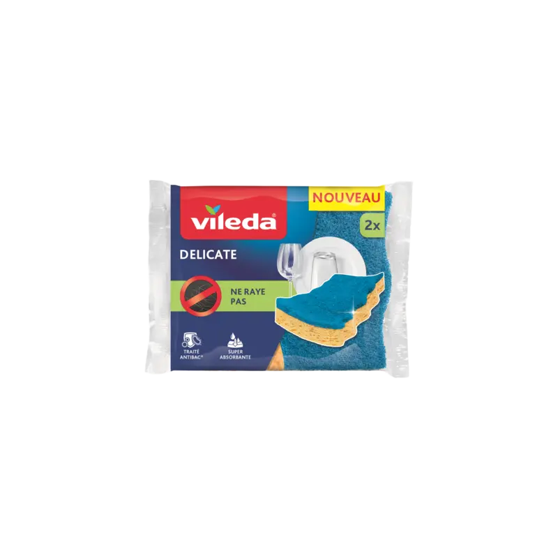 Vileda Schuursponsen Slalom Soft 2-Pack