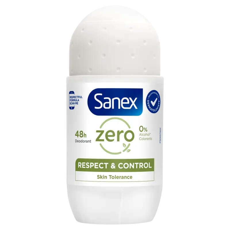 Sanex Zero% respect control deodorant roller