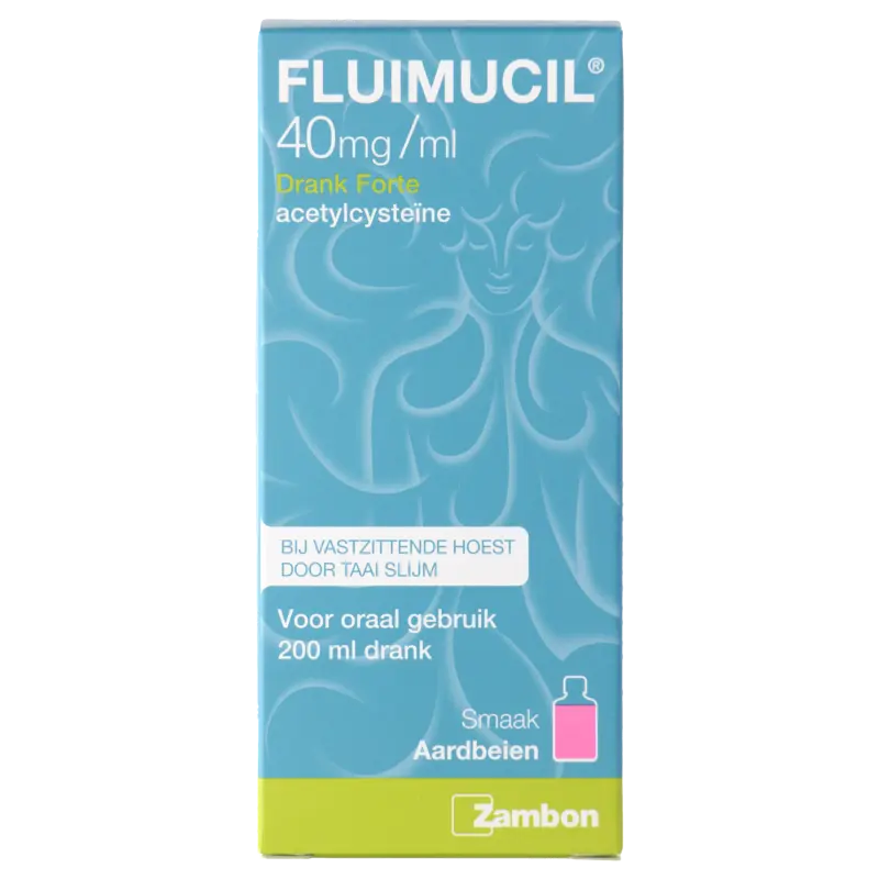 Fluimucil Drank forte 40 mg/ml hoestdrank