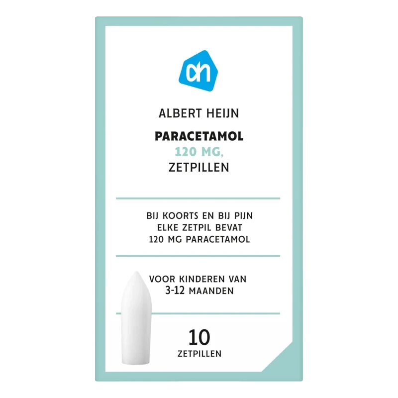 Paracetamol zetpillen kind 120 mg
