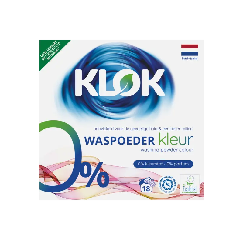 Klok Waspoeder kleur parfumvrij